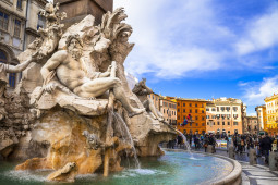 Rome   - beautiful piazza Navona